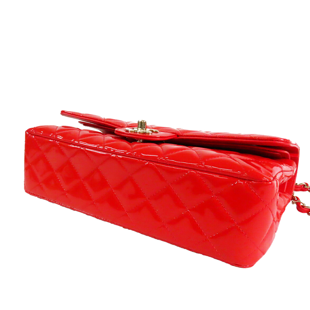 Pre-Loved Chanel Medium Classic Patent Double Flap - Picture 3 of 12